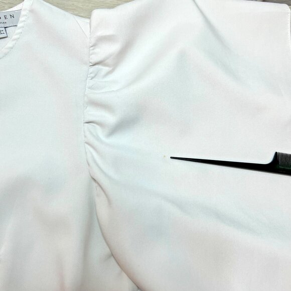 HAYDEN Blouse Womens M Ivory White Butterfly Sleeve Princess Seam Formal - Picture 11 of 16